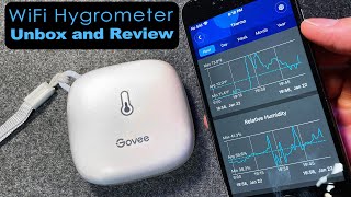 Govee WiFi ThermoHygrometer  Unbox and Review  Smart Home 2023 [upl. by Eileme]