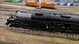 Our N scale Big Boy in Slow Motion [upl. by Ydnor]