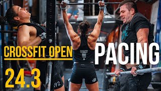 243 CrossFit Open PACING amp STRATEGY [upl. by Billen834]