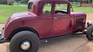 The ultimate hot rod 1932 Ford 5 Window Coupe TROG period correct [upl. by Katey]