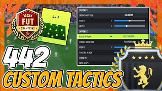 WHY THE 422 IS THE MOST META STARTER FORMATION IN FIFA 22  422 CUSTOM TACTICS  INSTRUCTIONS [upl. by Etireugram]