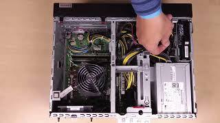 ThinkSystem ST50 V3 removing a simple swap drive bays 01 [upl. by Enaled]