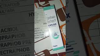 CIPLOX EYE DROP  CIPROFLOXACIN EYE DROP  USES SIDE EFFECTS [upl. by Tibbitts732]