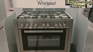 cuisinière Whirlpool 90 cm ACM94كويزينيير ويربول فرن غاز ممتاز [upl. by Gombosi]