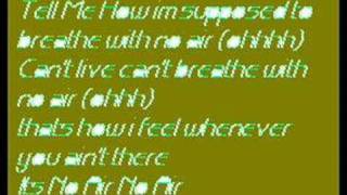 No Air With Lyrics in VIDEO [upl. by Shedd]