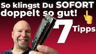 Mundharmonika Lernen 7 Tipps damit Du sofort besser klingst einfach umzusetzen [upl. by Merton384]