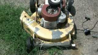 Converting A Gas Lawnmower To Electric Part 1 [upl. by Lipski]