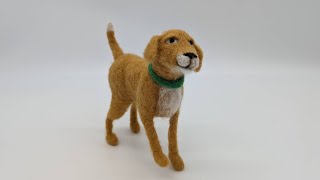 Needle Felt Dog Tutorial with Armature [upl. by Nico]