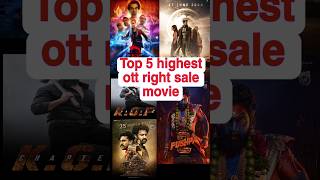 Top 5 Highest Paid OTT Movies in 2024 💸 review shorts [upl. by Hgielyak579]