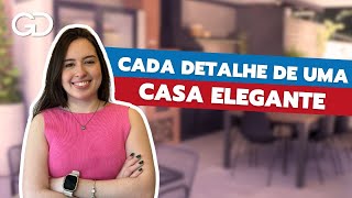 Tour por casa com DETALHES elegantes  Casa estilo contemporânea [upl. by Ehtyde320]