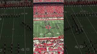 Ohio State Marching Band honors 50 years of women in the band with halftime show shorts [upl. by Caressa]