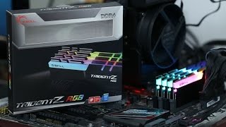 พรีวิว GSKILL TRIDENT Z RGB 32GB DDR43200 8GBx4 [upl. by Drhacir23]