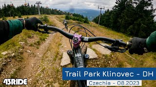 Trail Park Klinovec  DH trail full run  Czechia 082023 [upl. by Engleman]