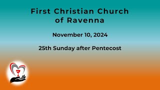 FCC Ravenna  Worship November 10 2024 [upl. by Gilus509]