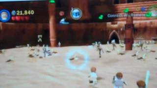 Lego Star Wars 3 The Clone Wars Geonosis Battle Arena Wii [upl. by Enaj158]