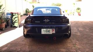 Rx8 bridgeport reving straight pipe to mufflers exhaust [upl. by Dombrowski]