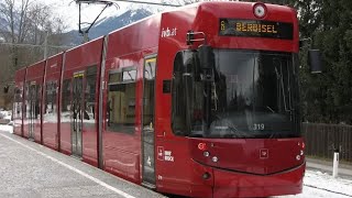 Innsbruck Straßenbahn  Innsbruck Tramways  Route 6 [upl. by Nhaj421]