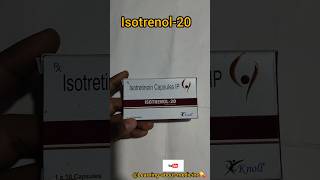 Isotretinoin capsule isotrenol20skincare pharmacist youtube shortisotretinoin [upl. by Rianna]