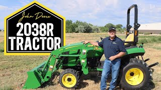 John Deere 2038R Tractor Overview  Turbocharged Power [upl. by Jamey]