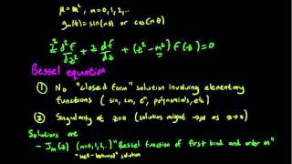 77 Introduction to Bessel Functions [upl. by Eeclehc]