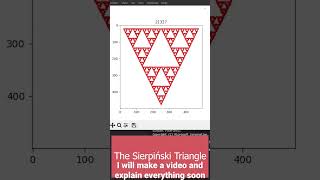 The Sierpinski Triangle using Python [upl. by Ibmat285]