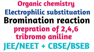 bromination reaction of aniline bromination of aniline bromination reaction class 12 bromination [upl. by Alma]