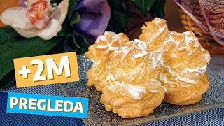 Princes krofne  Profiterole  Cream Puffs [upl. by Aradnahc]