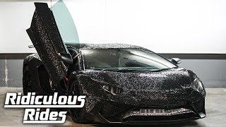 Lamborghini Covered In Two Million Crystals  RIDICULOUS RIDES [upl. by Folly]