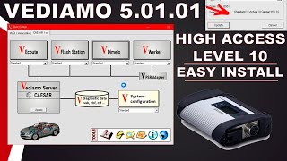 Installation Vediamo 51 for C4 C5 C6  High Access Level 10  Full CBF  Full CFF [upl. by Lahcim]