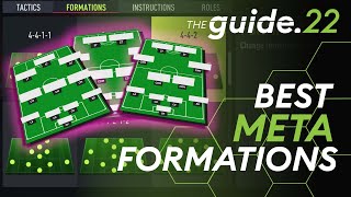 The BEST Formations After First Patch  FIFA 22 Formation Guide [upl. by Sparky]