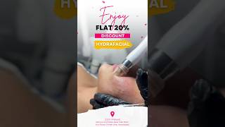 Enjoy Flat 20 Discount Hydra Facial eyemakeup hydrafacial [upl. by Llerrot396]