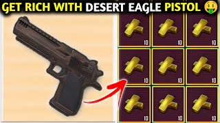 GET RICH WITH DESERT EAGLE PISTOL 🤑 PUBG METRO ROYALE CHAPTER 22 [upl. by Adihahs]