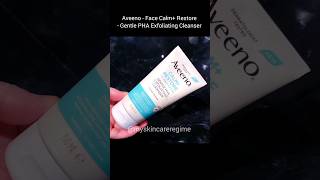 Soothing Exfoliating Sensitive Skin Cleanser  Aveeno Calm  Restore Cleanser  Swatches  Review [upl. by Fogel]