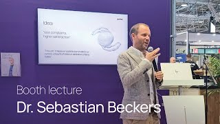 ESCRS 2023 Booth lecture  Dr Sebastian Beckers on the Precizon Presbyopic Toric [upl. by Kilam]