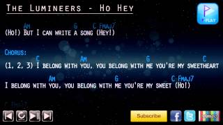 The Lumineers  Ho Hey Chord amp Lyrics [upl. by Vento671]