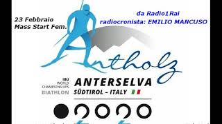 ANTERSELVA 2020 alla radio Wierer dargento nella Mass [upl. by Meridith264]