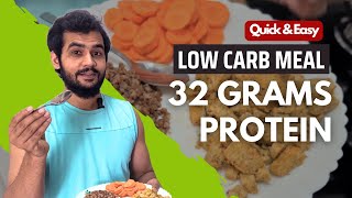 Diet Lunch Recipe l Low Carb l High Prote weightloss [upl. by Anitnoc752]