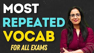 Most Repeated Vocab For All Exams  1  Syno amp Anto  SSC GD CGL CHSL MTS DSSB  By Rani Maam [upl. by Cahan]