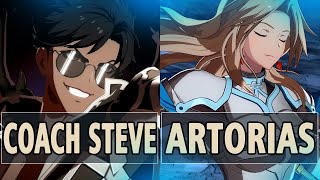 GBVSR🔥Coach Steve Belial Vs Artorias Katalina 🔥 High Level Gameplay [upl. by Mirabel]