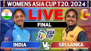 🔴Live India Women Vs Sri Lanka Women Live Asia Cup 2024  SL W vs IND W Live cricketlive [upl. by Atse]