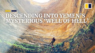 Into the ‘Well of Hell’ cavers get to the bottom of Yemen’s Well of Barhout [upl. by Brande]