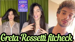 GRETA ROSSETTI fitcheck sportivissimo  GIUSEPPE GARIBALDI nuovi progetti social 😍 [upl. by Materse]