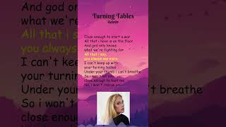 Adele  Turning Tables Lyrics shorts [upl. by Pimbley143]