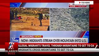 Illegal Migrants Travel Through Mountains To Get To CA [upl. by Cornelie591]