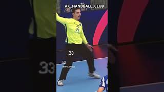 Best penalty save in handball 💫🥅 bestofhandball handball trending handballhighlights sportsball [upl. by Dobrinsky]