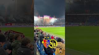 FC BASEL 🆚 YB🔥basel fcb fcbasel yb youngboys ultras football [upl. by Dnar]