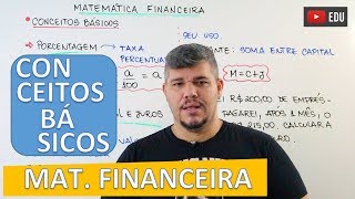 Conceitos Básicos  Matemática Financeira 1 [upl. by Litsyrk]