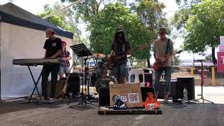 RJT  Over Easy Booker T and the MGs Cover  Rocklea Markets 4102020 [upl. by Sewel]