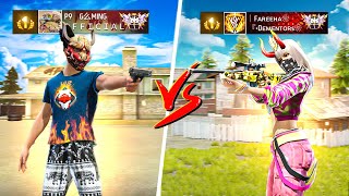 DMT Fareeha Vs P9 gaming 😱 Winner Gets 10000 Diamonds [upl. by Najib]