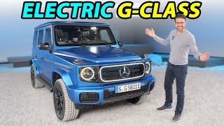 Electric G Wagon REVEAL firstever Mercedes GClass G580 EQ [upl. by Elvia]